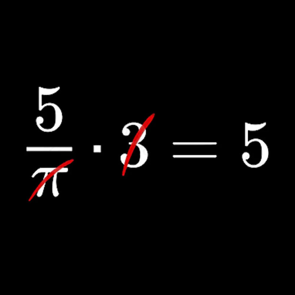 Pi Cancels Out Nerd T-Shirt