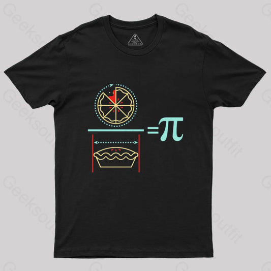 Pi Equation T-Shirt Black / S