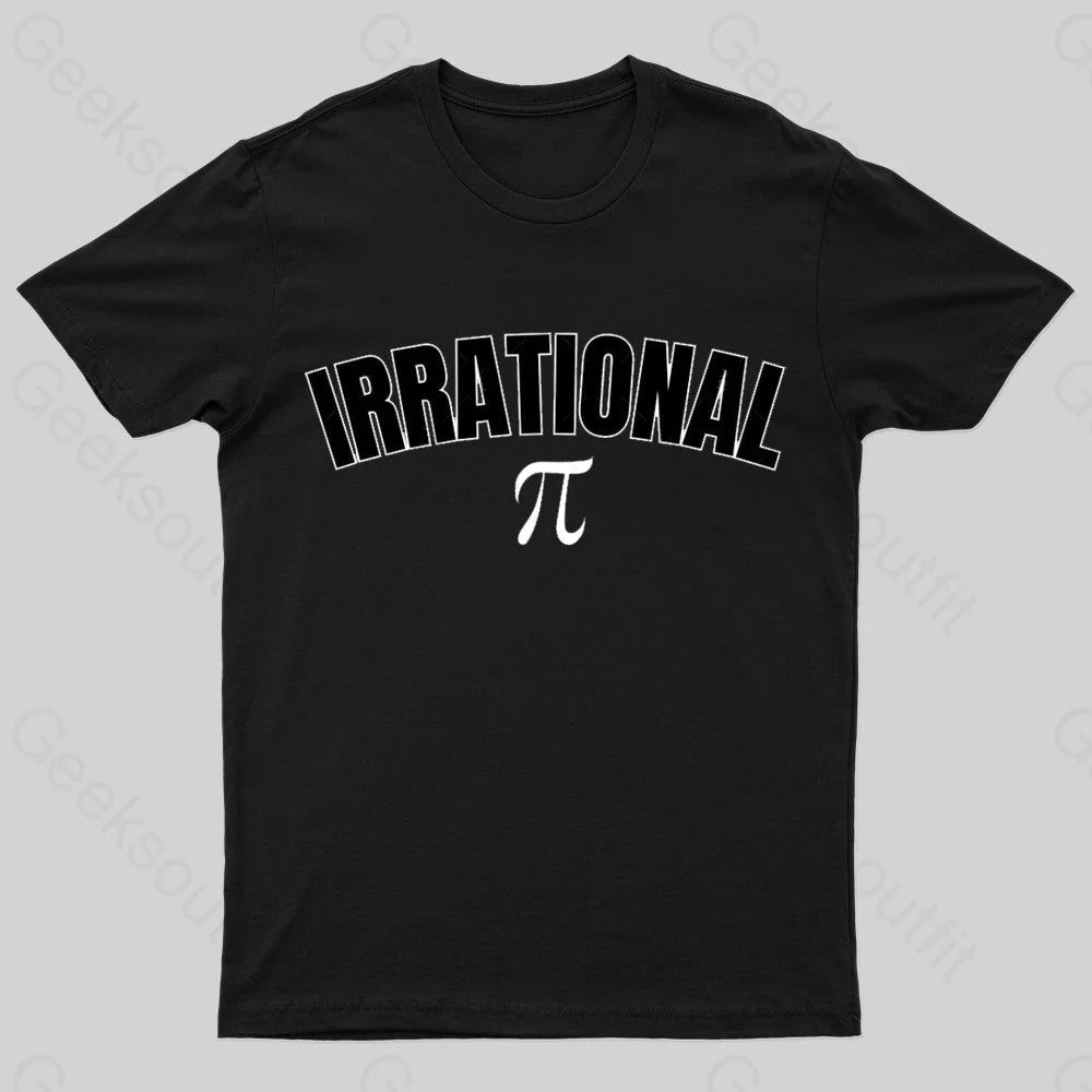 Pi Math Geek T-Shirt Black / S