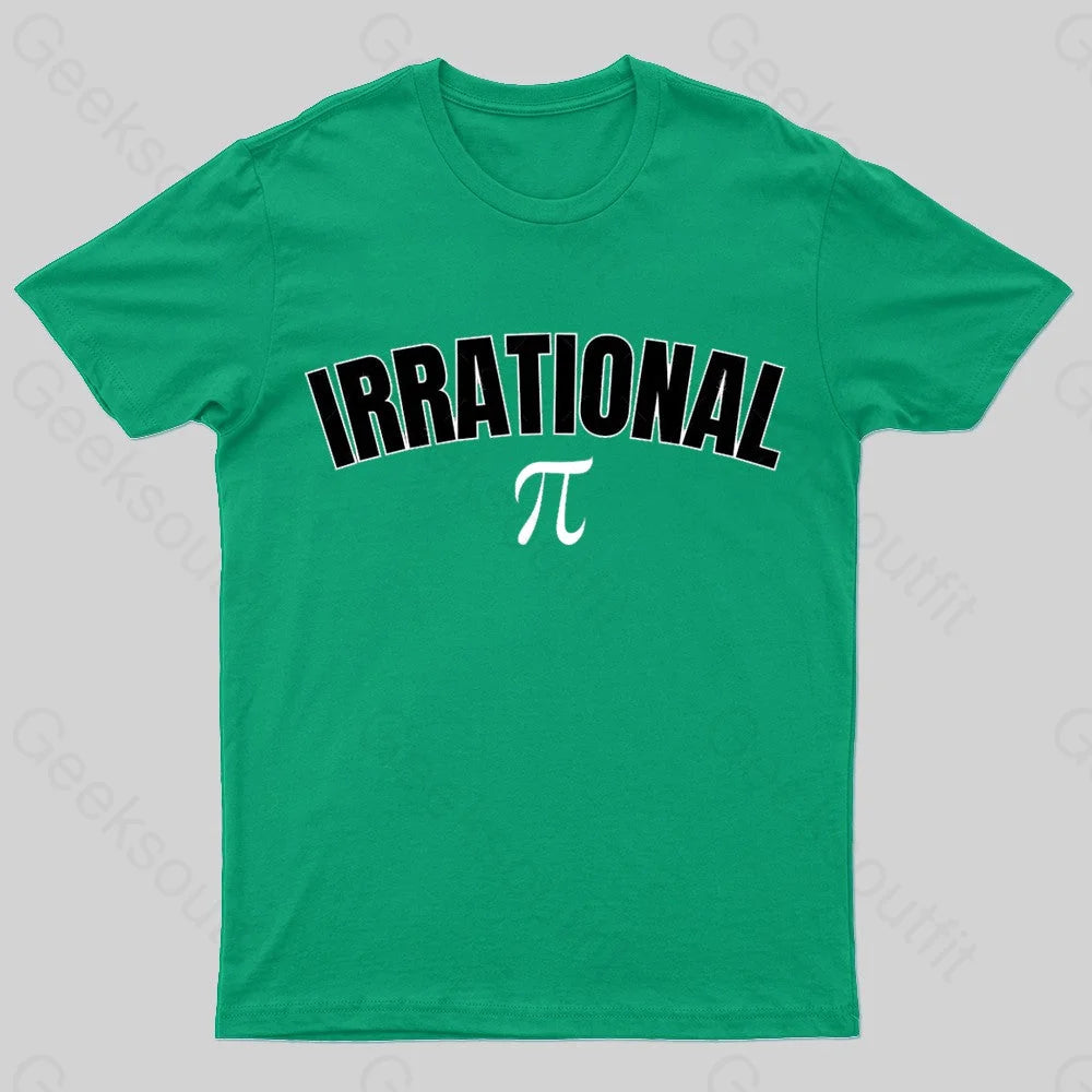 Pi Math Geek T-Shirt Green / S