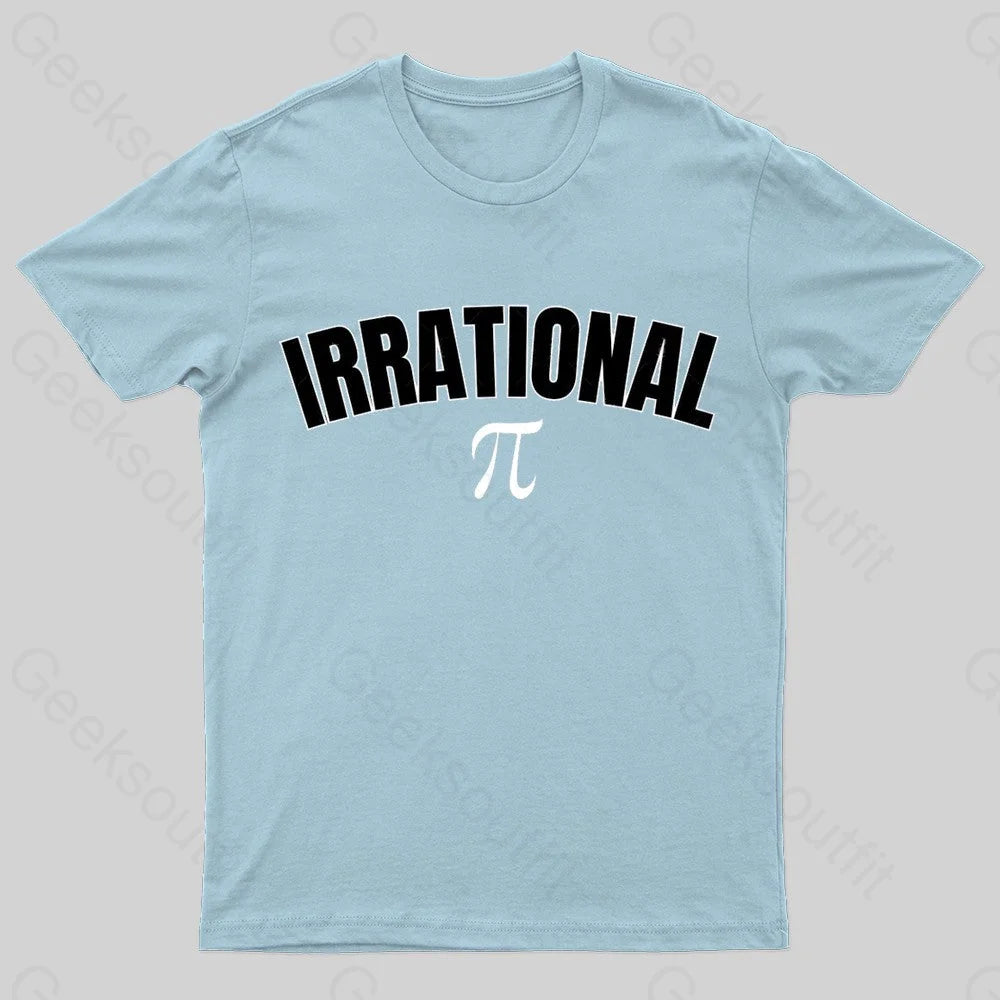 Pi Math Geek T-Shirt Light Blue / S