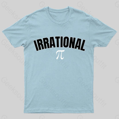 Pi Math Geek T-Shirt Light Blue / S