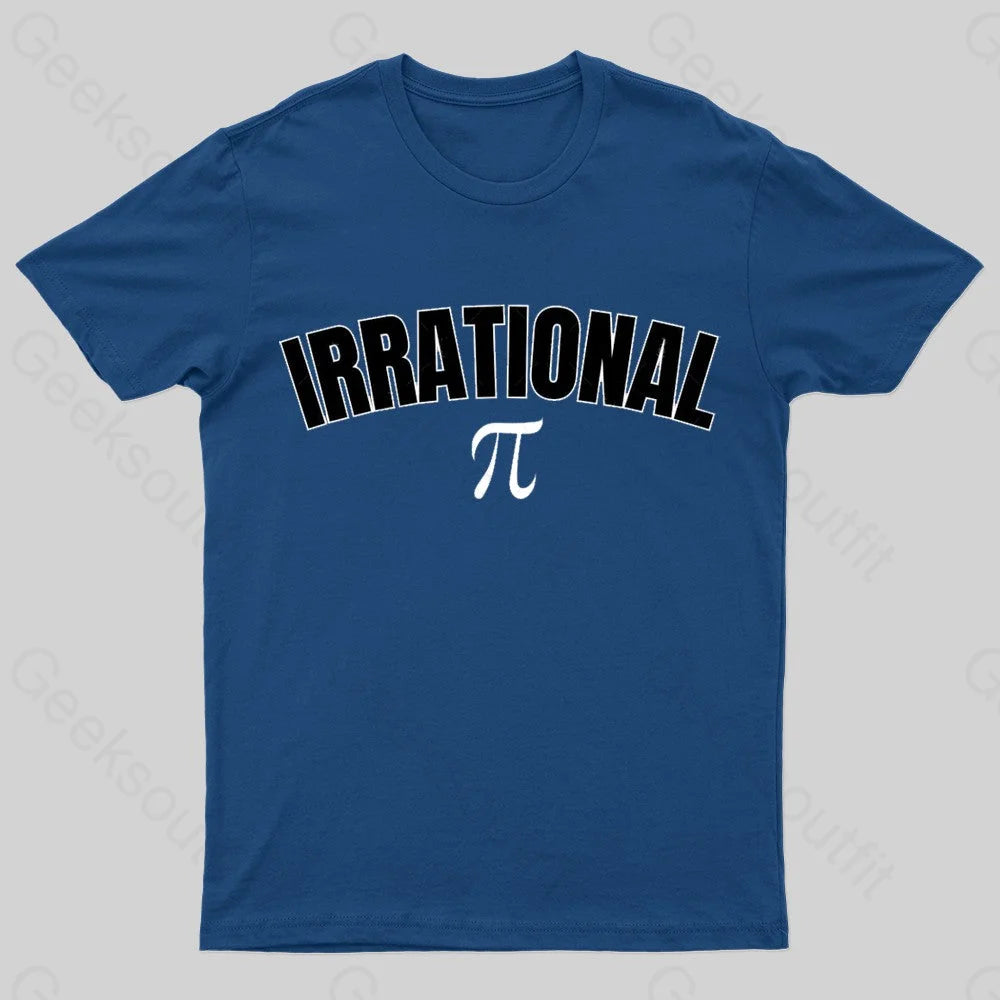 Pi Math Geek T-Shirt Navy / S