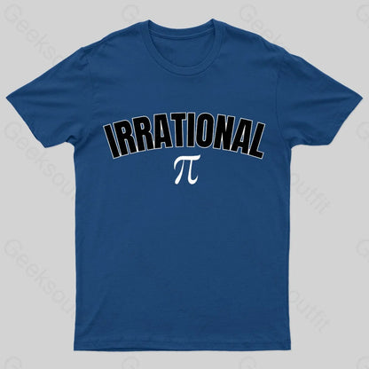 Pi Math Geek T-Shirt Navy / S