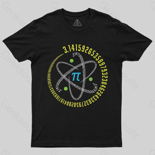 Pi Number Atom STEM T-Shirt - Geeksoutfit