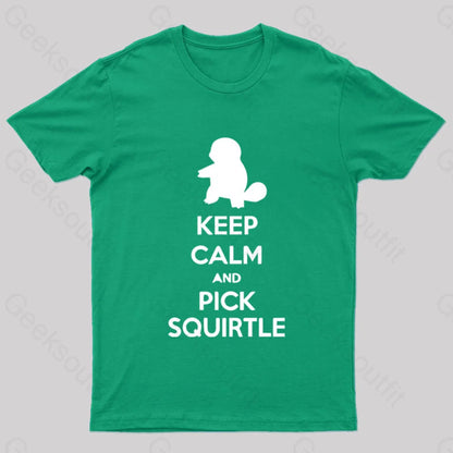 Pick Squirtle T-Shirt Green / S