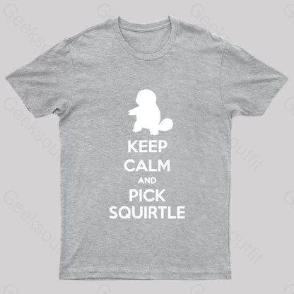 Pick Squirtle T-Shirt Grey / S