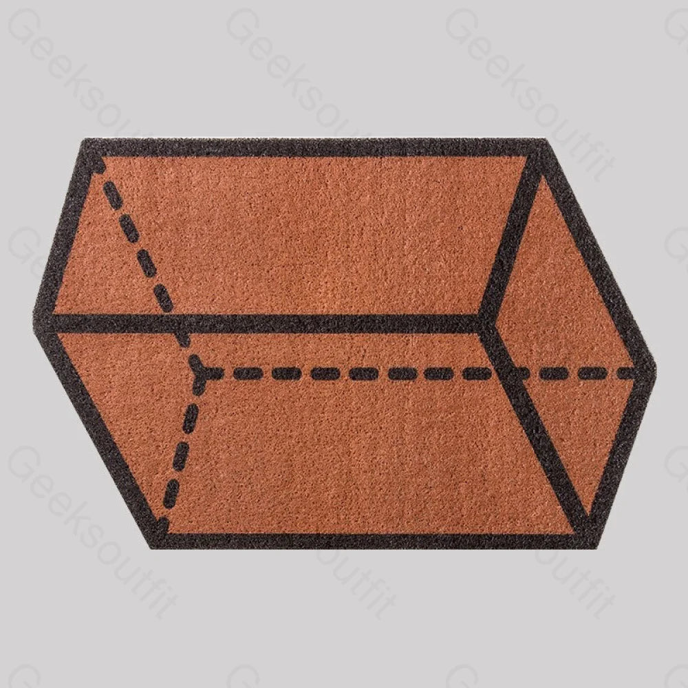 Pixel Envelope Funny Imitation Wool Rug 80Cm / Mail Box