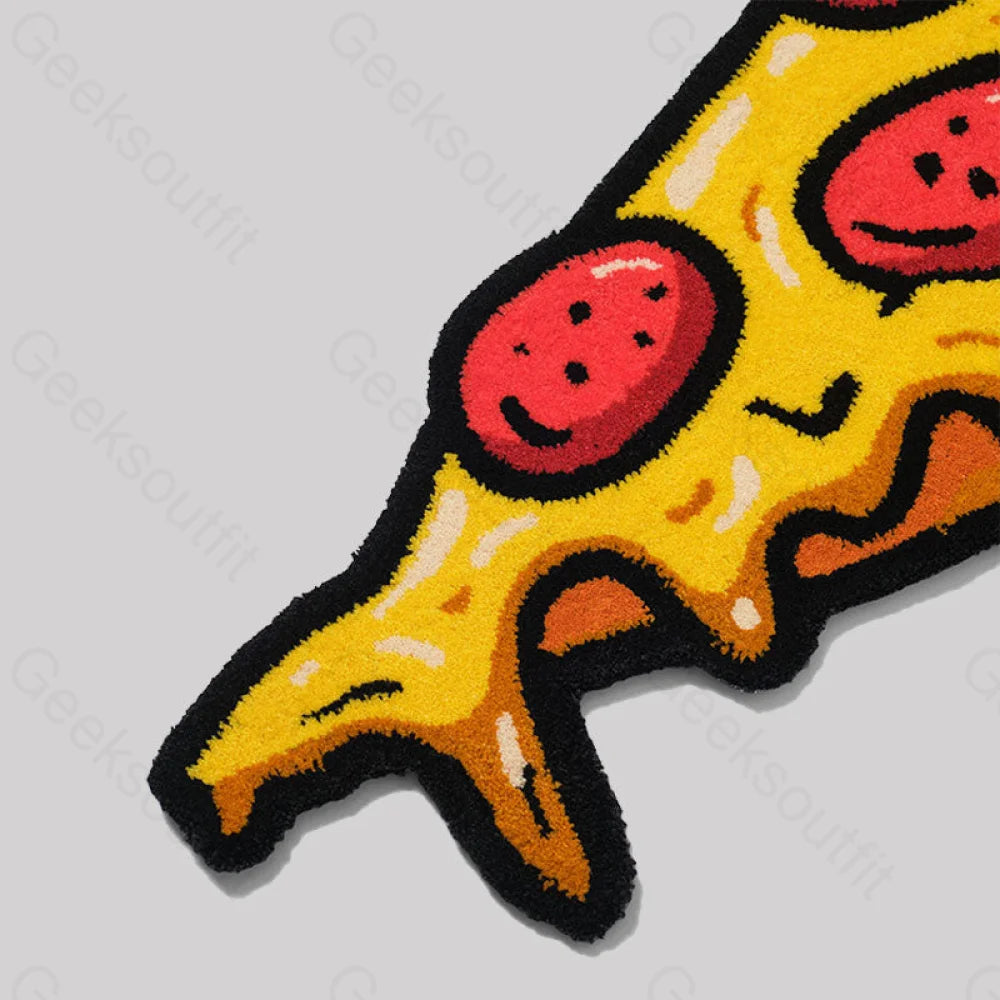 Pizza Slice Funny Imitation Wool Rug