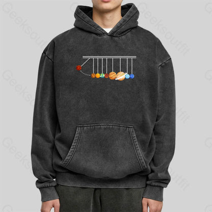 Planetary Physics Experiment Washed Hoodie