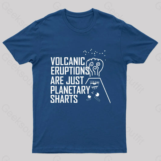 Planetary Sharts Geek T-Shirt Navy / S