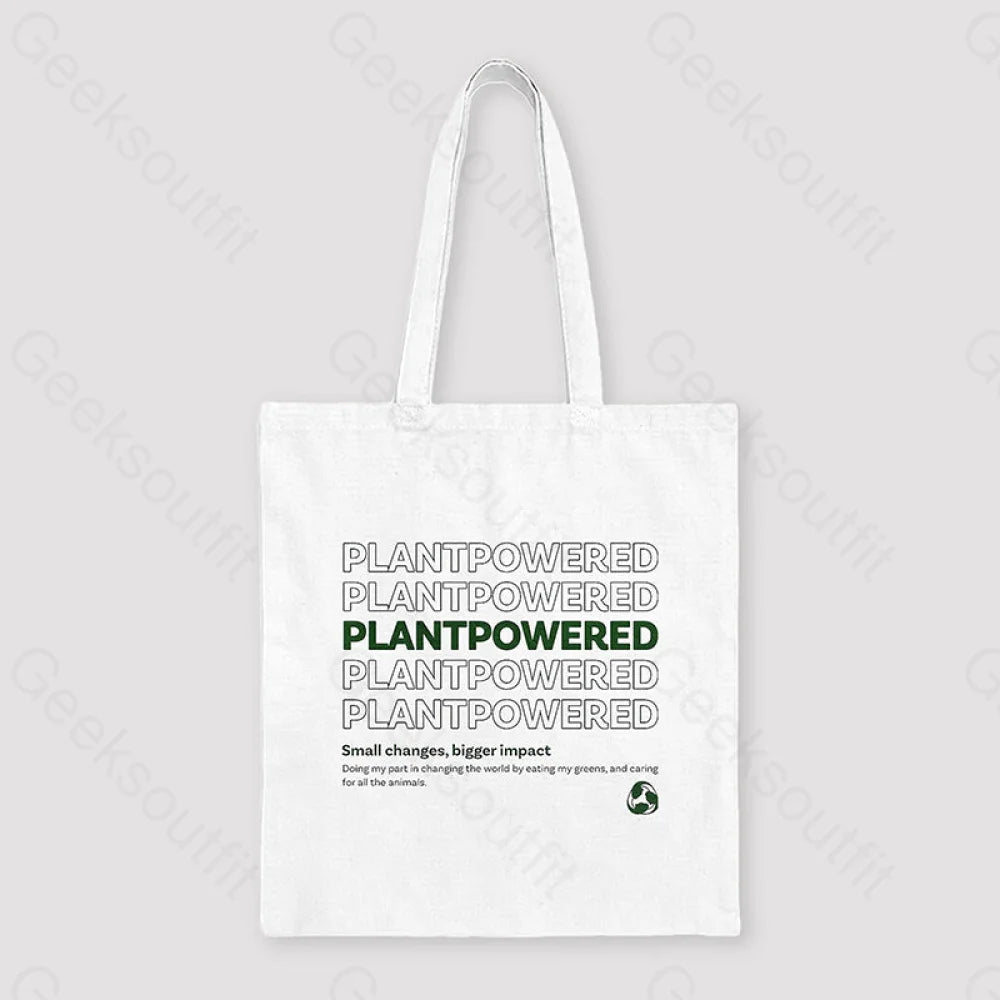 Plant Powered Unisex Tote Bag