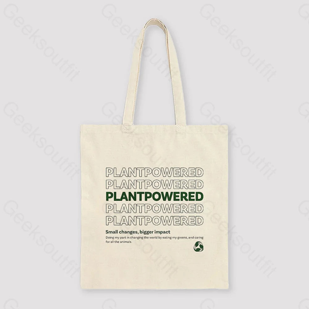 Plant Powered Unisex Tote Bag