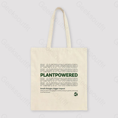 Plant Powered Unisex Tote Bag