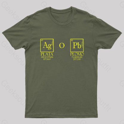 Plata Plomo Nerd T-Shirt Army Green / S