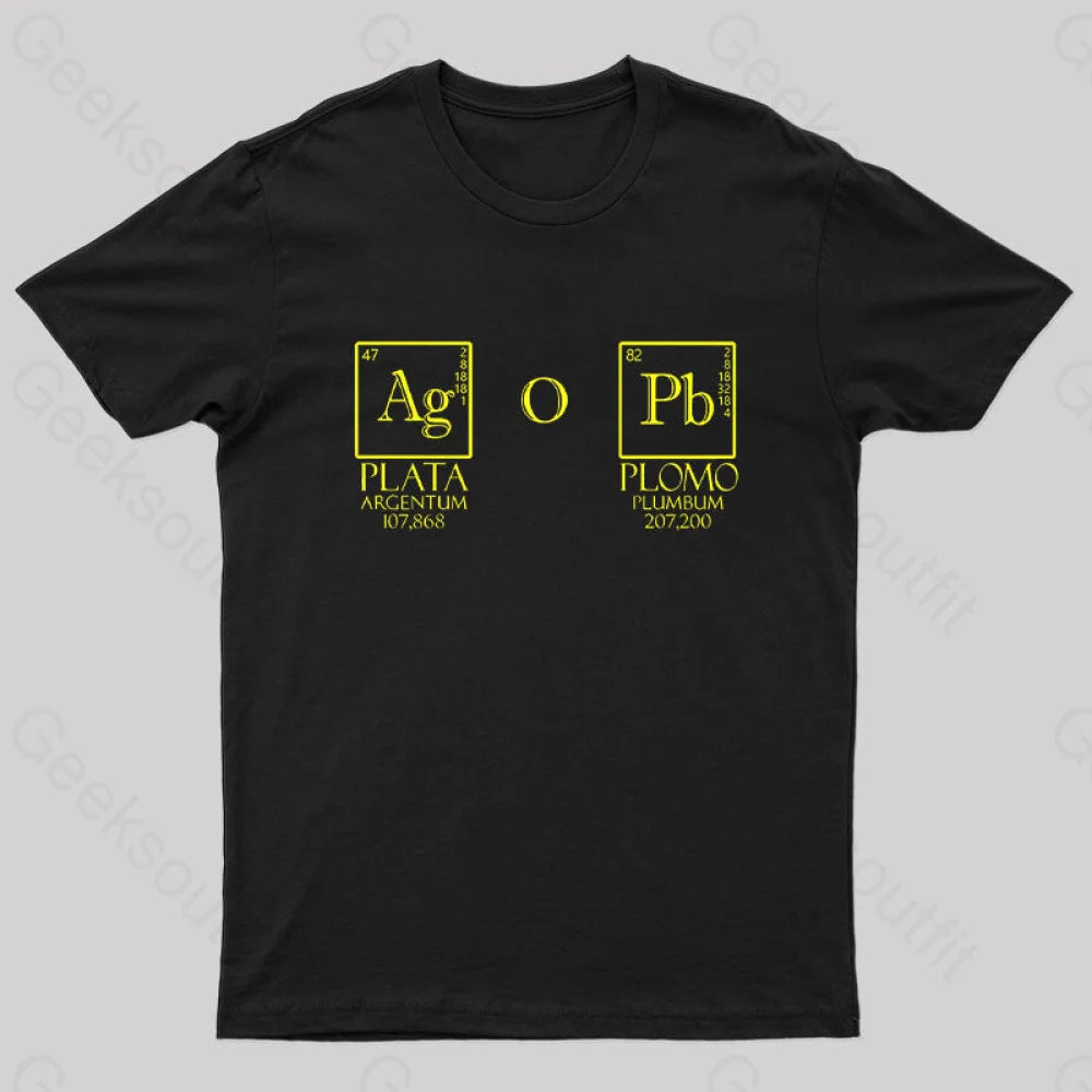 Plata Plomo Nerd T-Shirt Black / S