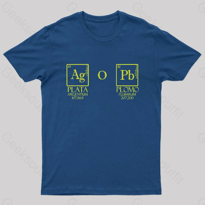 Plata Plomo Nerd T-Shirt Navy / S