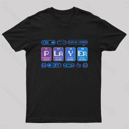 Player Geek T-Shirt Black / S