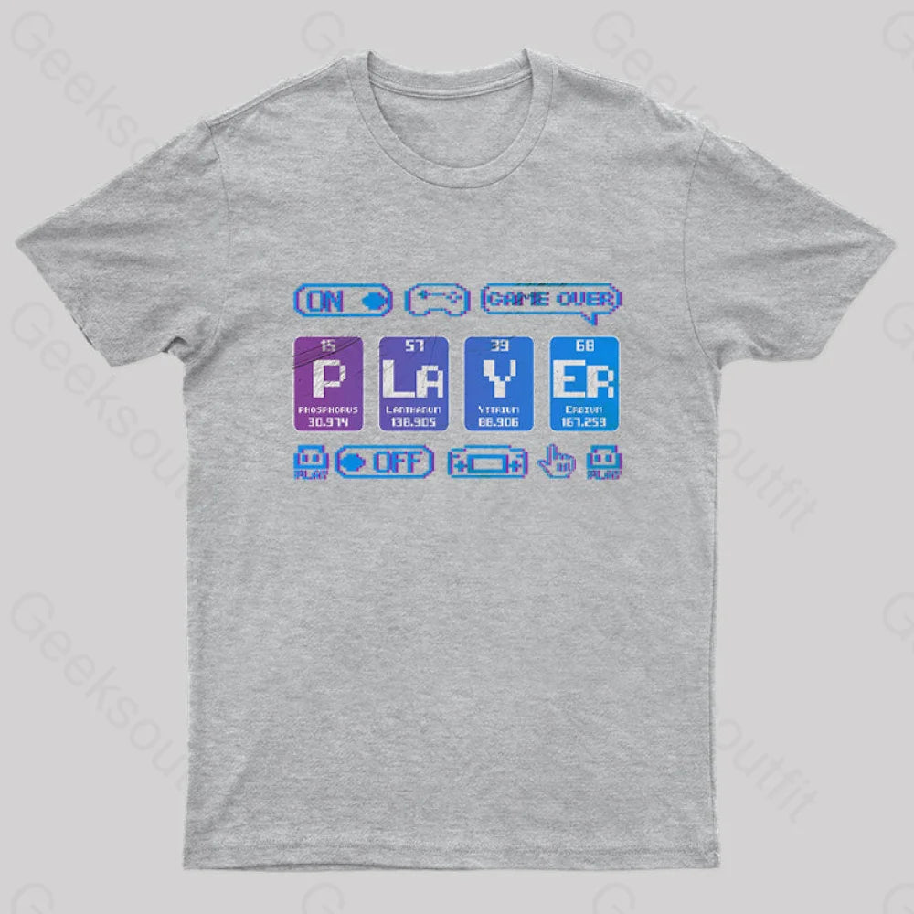 Player Geek T-Shirt Grey / S