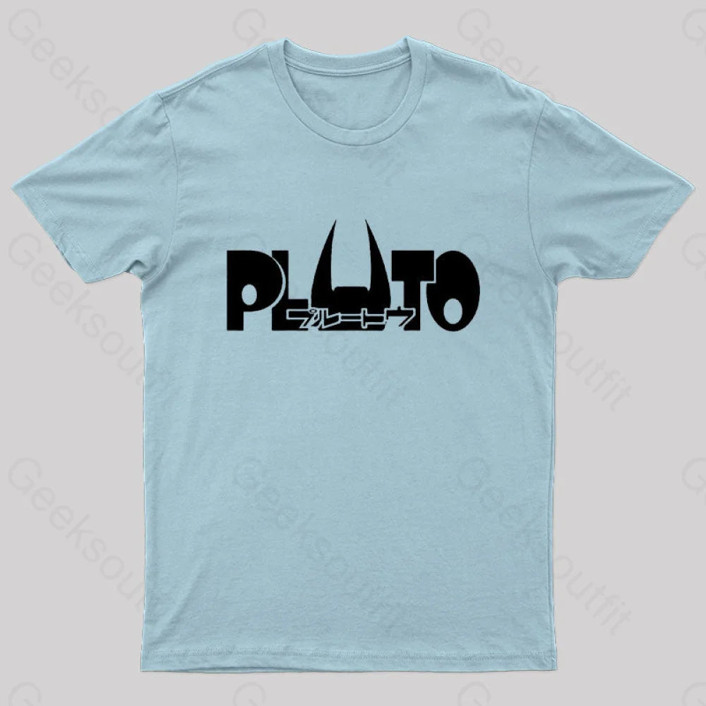 Pluto Geek T-Shirt Light Blue / S