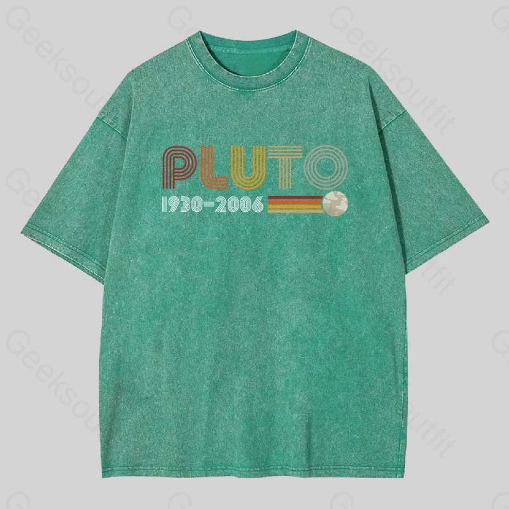 Pluto Washed T-Shirt Grass Green / S