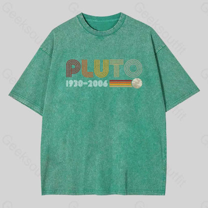 Pluto Washed T-Shirt Grass Green / S