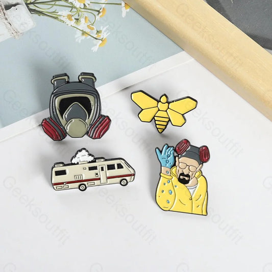 Poison Master Cartoon Character Pins - Geeksoutfit