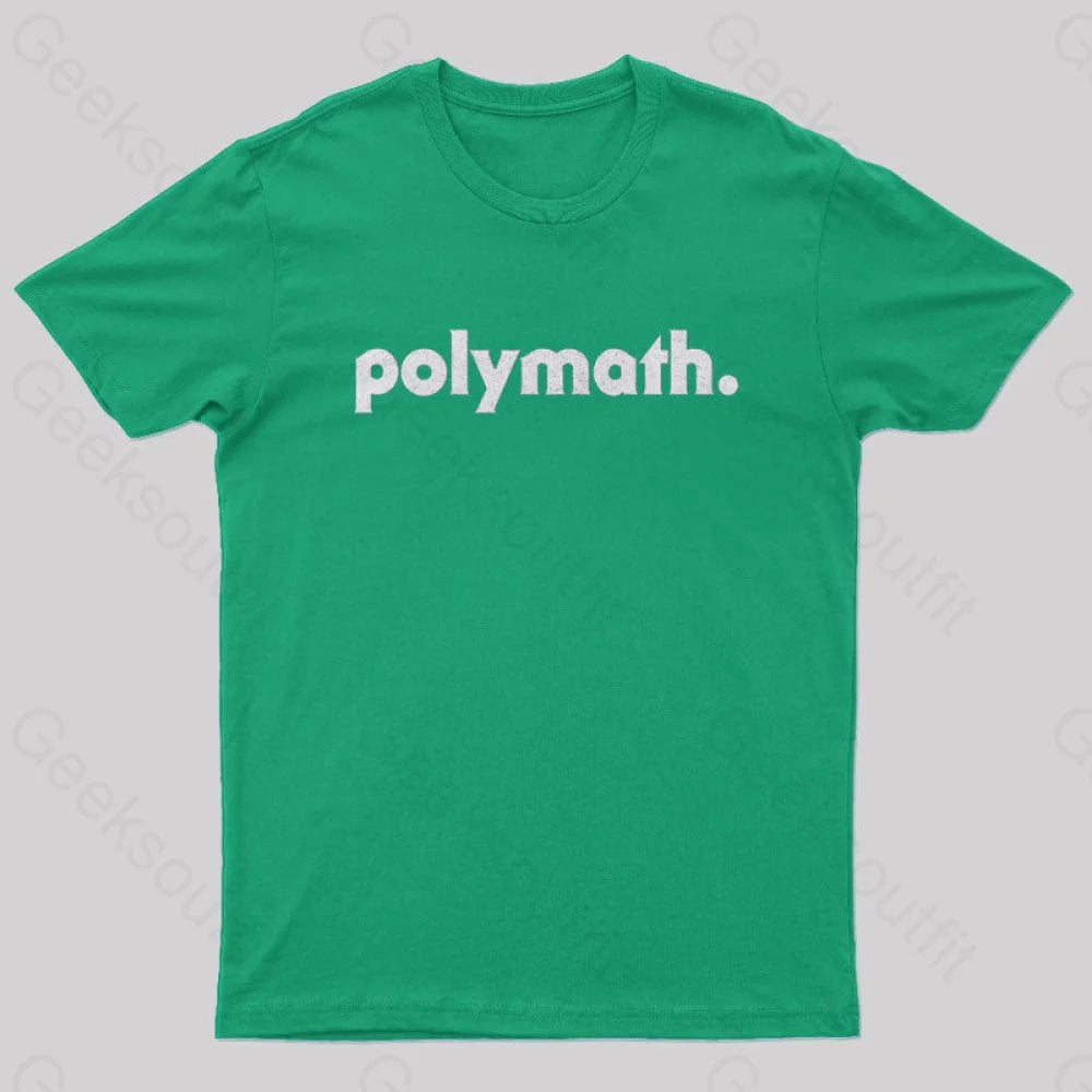 Polymath Geek T-Shirt Green / S