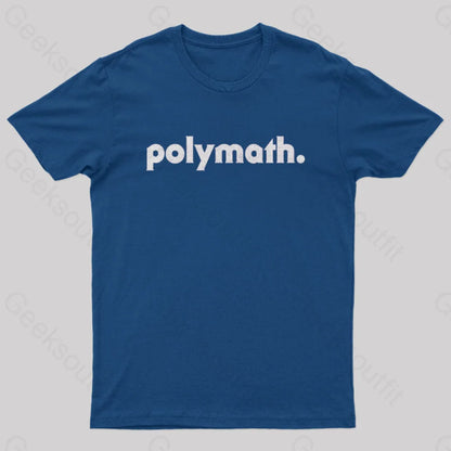 Polymath Geek T-Shirt Navy / S