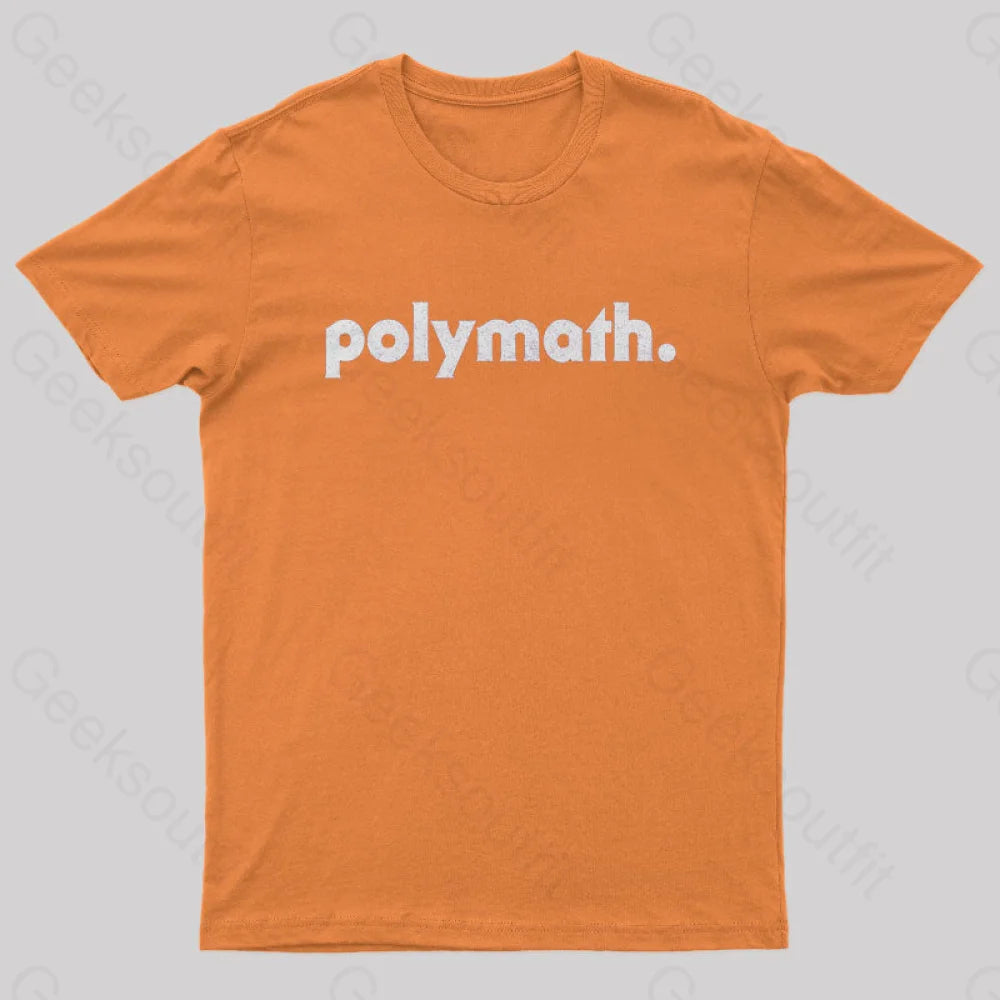 Polymath Geek T-Shirt Orange / S