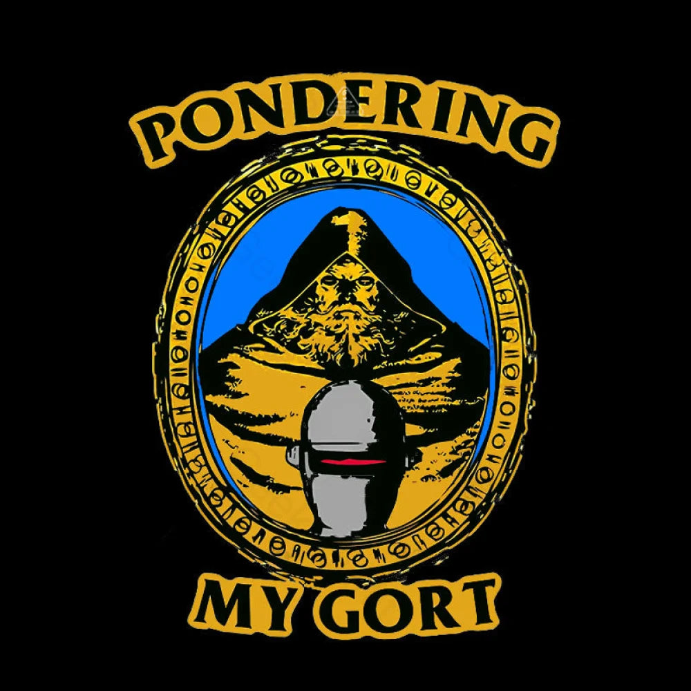 Pondering My Gort Orb Geek T-Shirt