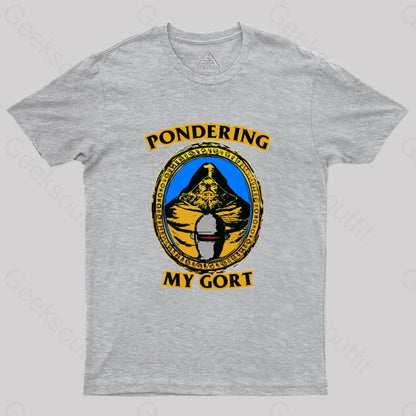 Pondering My Gort Orb Geek T-Shirt Grey / S