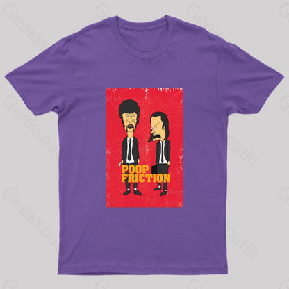 Poop Friction Geek T-Shirt Purple / S