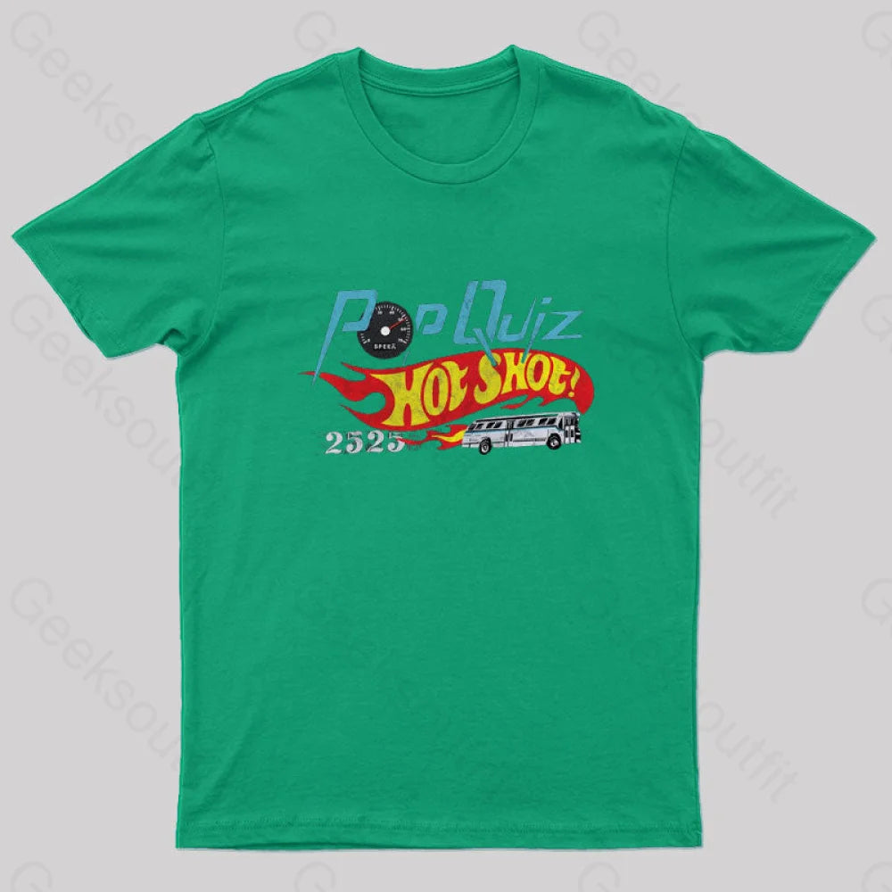 Pop Quiz Geek T-Shirt Green / S