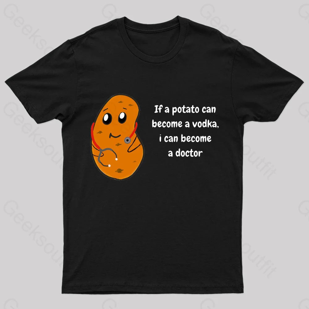 Potato Doctor Nerd T-Shirt Black / S