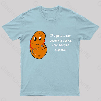 Potato Doctor Nerd T-Shirt Light Blue / S