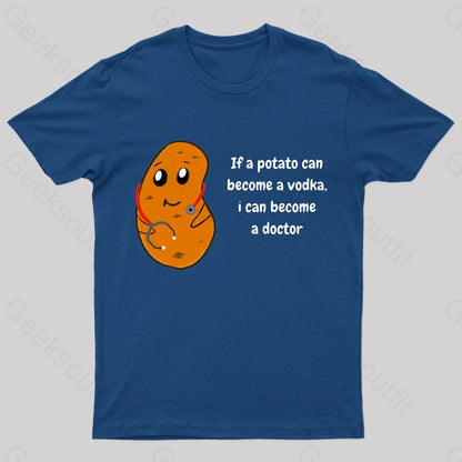 Potato Doctor Nerd T-Shirt Navy / S