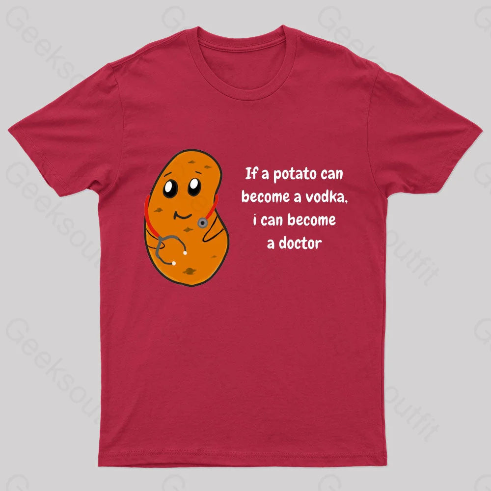 Potato Doctor Nerd T-Shirt Red / S