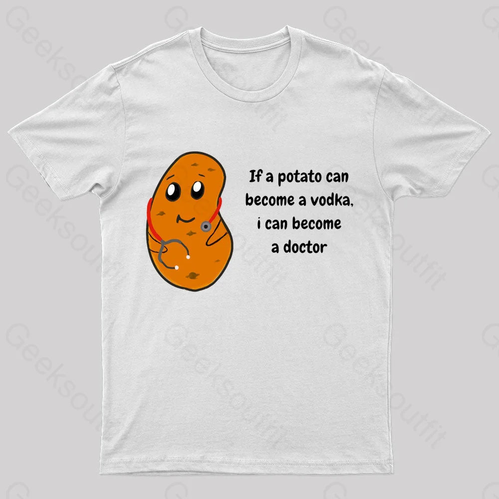 Potato Doctor Nerd T-Shirt White / S