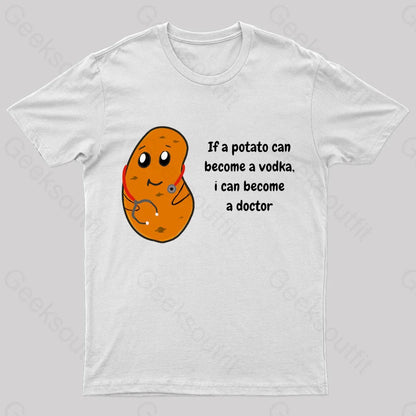 Potato Doctor Nerd T-Shirt White / S