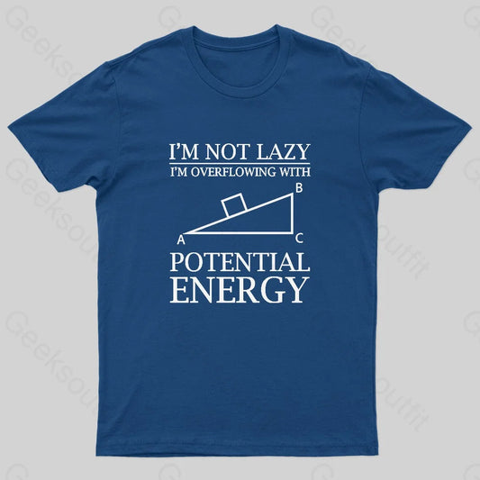 Potential Energy Nerd T-Shirt Navy / S