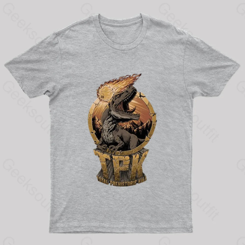 Prehistoric Tpk Nerd T-Shirt Grey / S