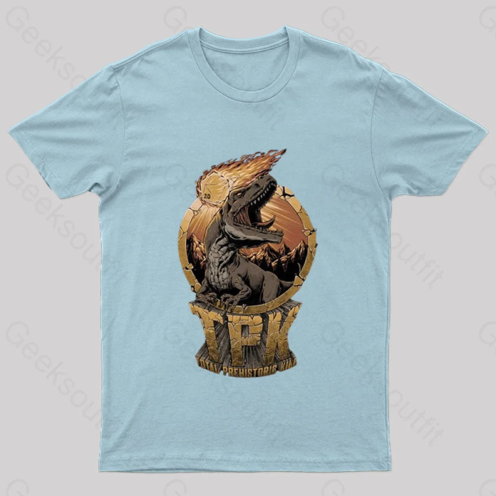 Prehistoric Tpk Nerd T-Shirt Light Blue / S