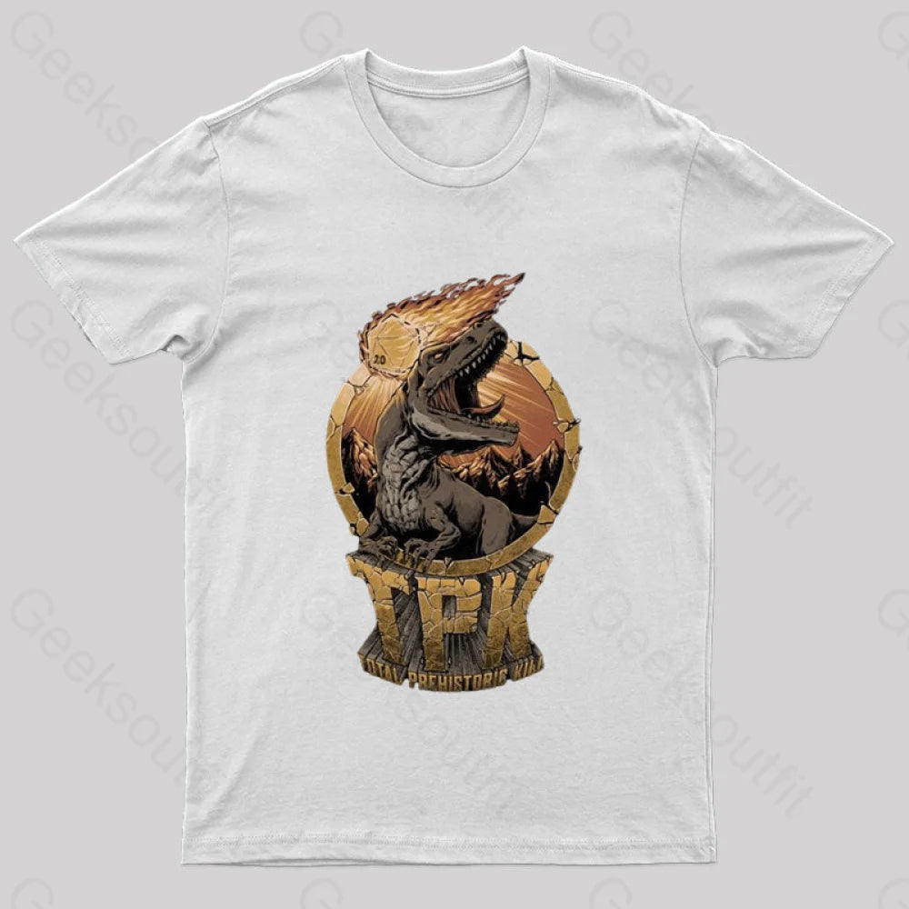 Prehistoric Tpk Nerd T-Shirt White / S