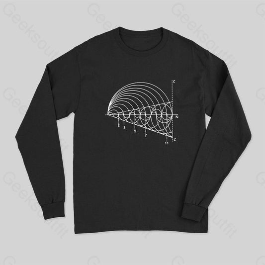 Prime Number Long Sleeve T-Shirt Black / S