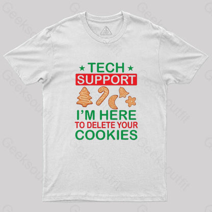 Programmer Tech Support Christmas T-Shirt White / S