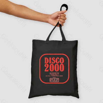 Pulp Disco 2000 Unisex Tote Bag Black