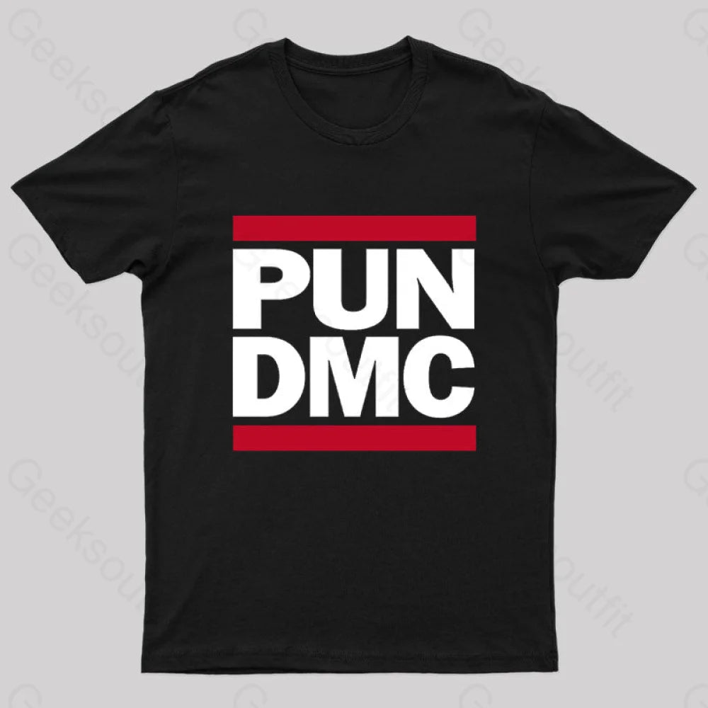 Pun Dmc Geek T-Shirt Black / S