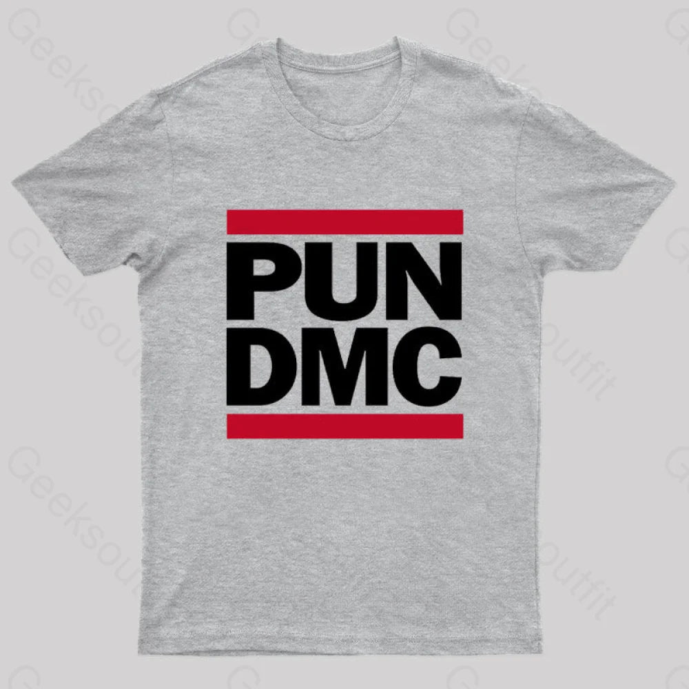 Pun Dmc Geek T-Shirt Grey / S