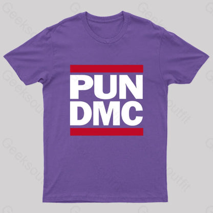 Pun Dmc Geek T-Shirt Purple / S